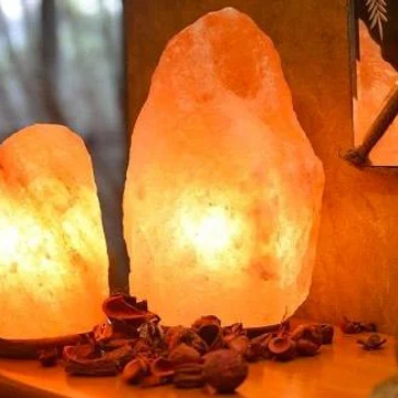 Соляные лампы из натуральной розовой гималайской соли
